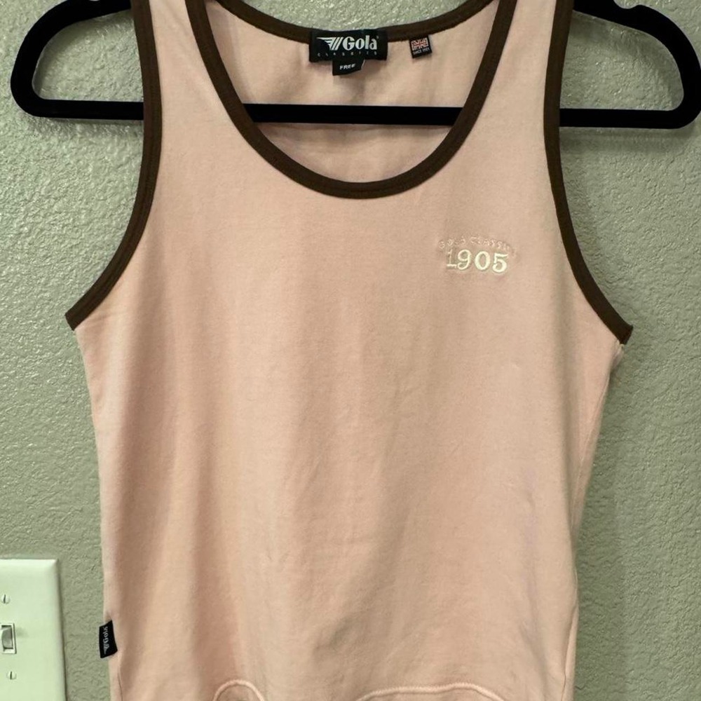Gola Pink Tank Top Activewear Sporty